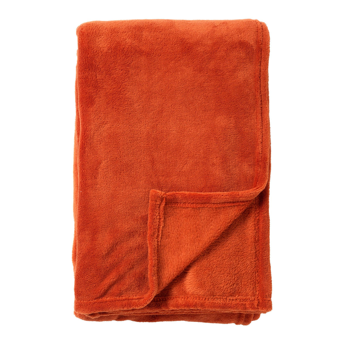 Dutch Decor Owen - Plaid 130x160 cm - Potters Clay - Oranje
