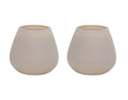 Waxinelichthouder - Tasman XS matte ivory (set van 2 stuks)