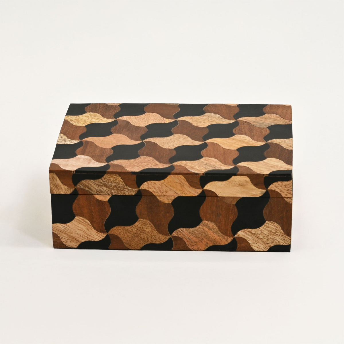 Mozaïek houten kist – set van 3