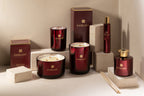 J-Line geurstokjes Excellent - Rose Champagne - glas - rood