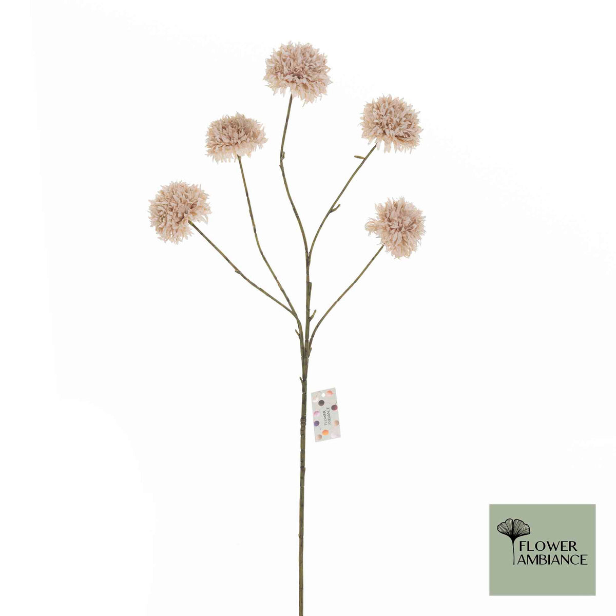 Pompom antique white 71cm