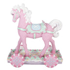 Decoratie Beeld Paard 35x16x38 cm Roze Kunststof