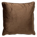 Dutch Decor Finn - Kussen 45x45 cm - Fluweel - Chocolade Martini - Bruin