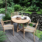 Verano teakhouten ronde tuintafel - Ø100 cm