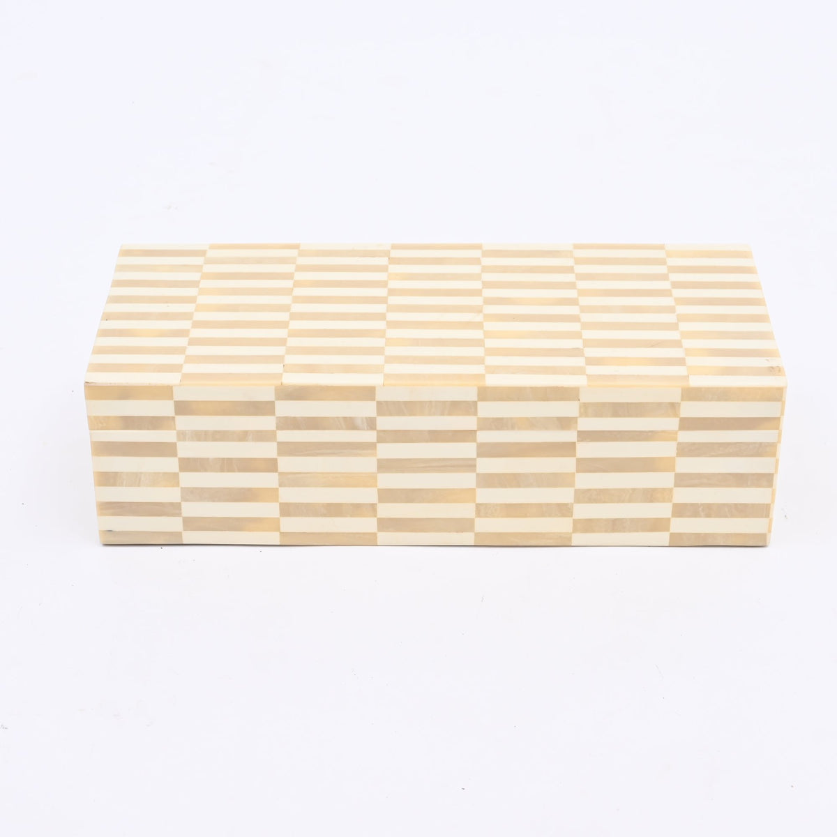 Alicia ivoorkleurige hars opbergdozen - Set van 3