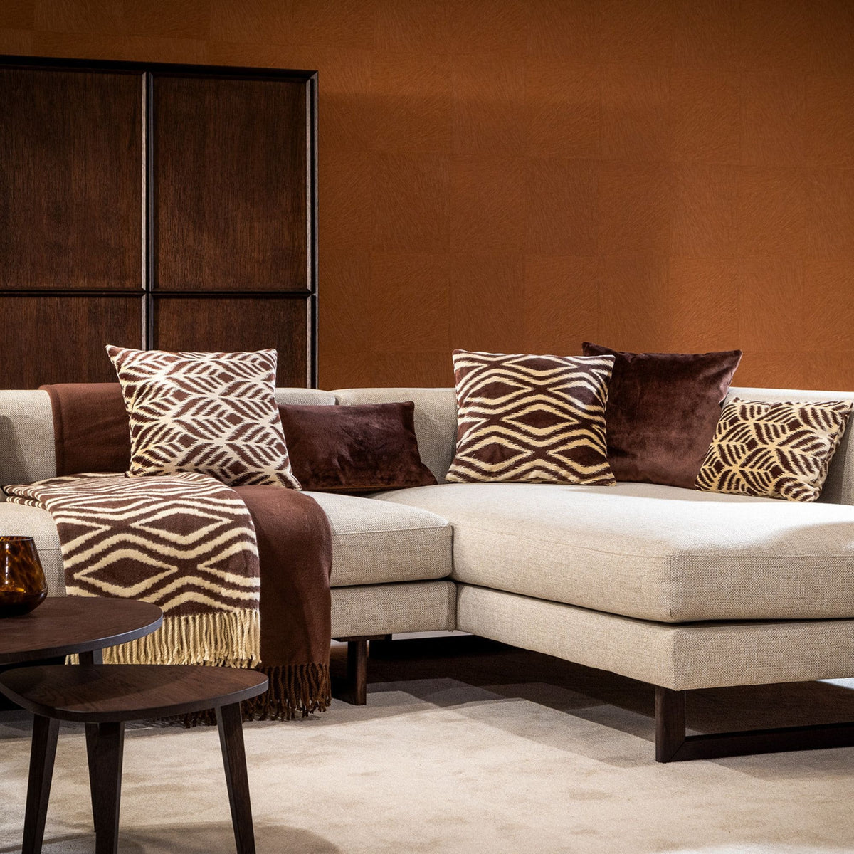 Annabella | Plaid 150x200 cm | Chocolade Martini | Bruin | Hoii