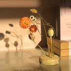 Droogbloemen doosje '(droog-) bloemetje voor jou'