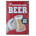 Premium bier Retro Wandbord 30x20