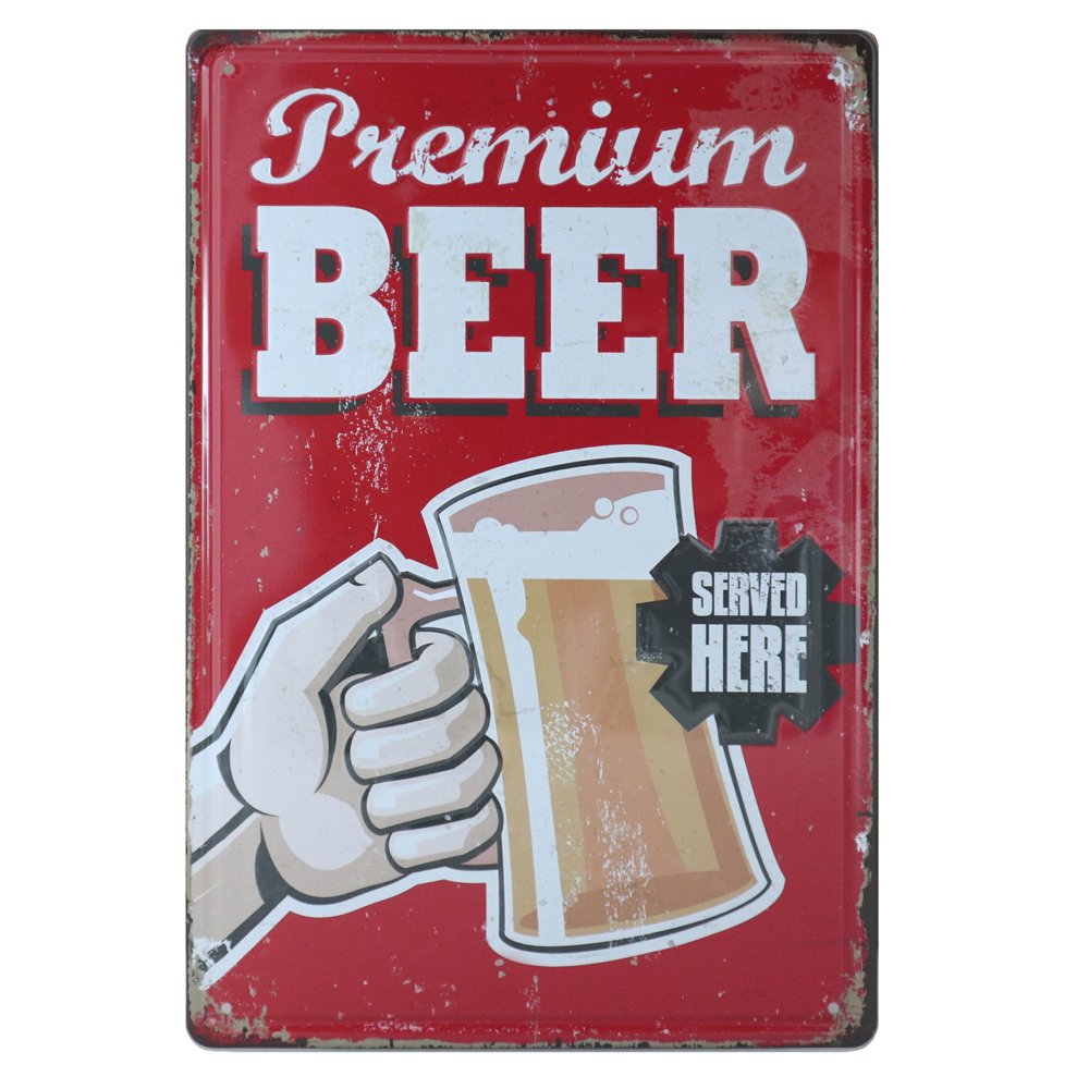 Premium bier Retro Wandbord 30x20