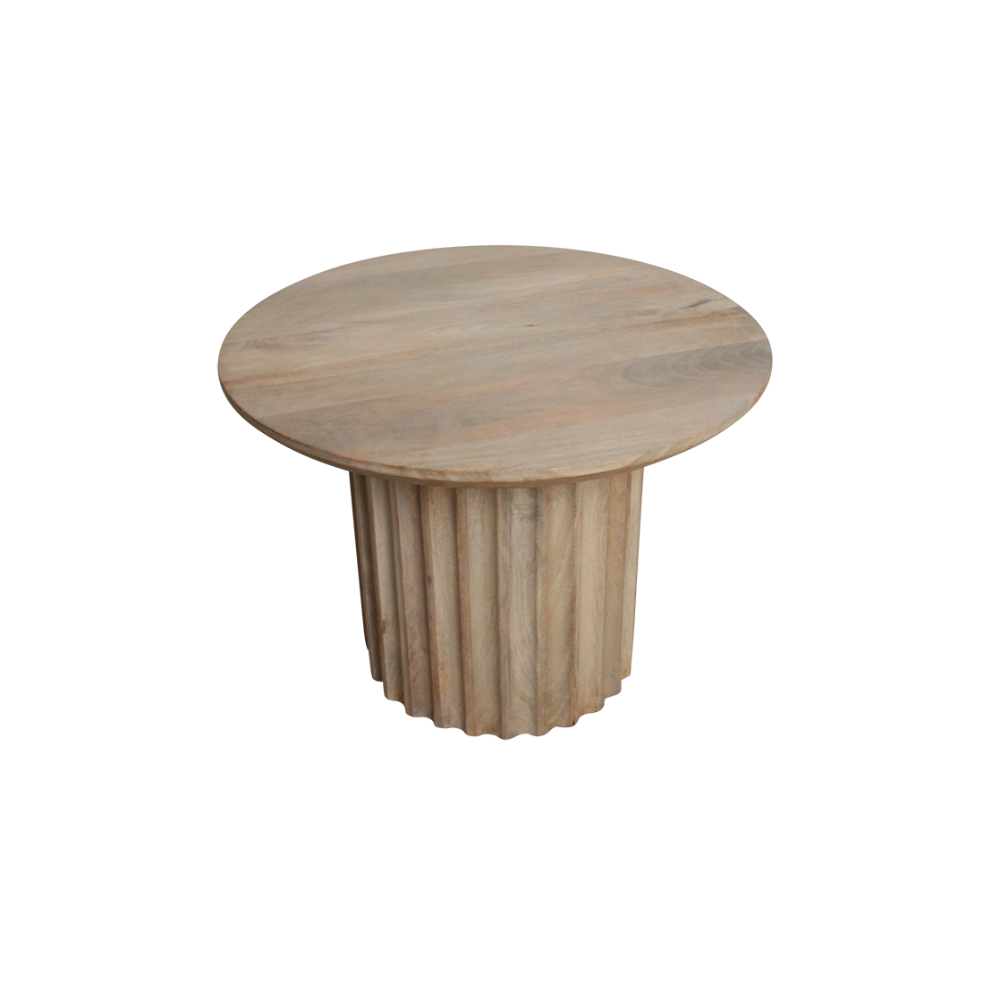 Bullnose bijzettafel naturel 55 cm