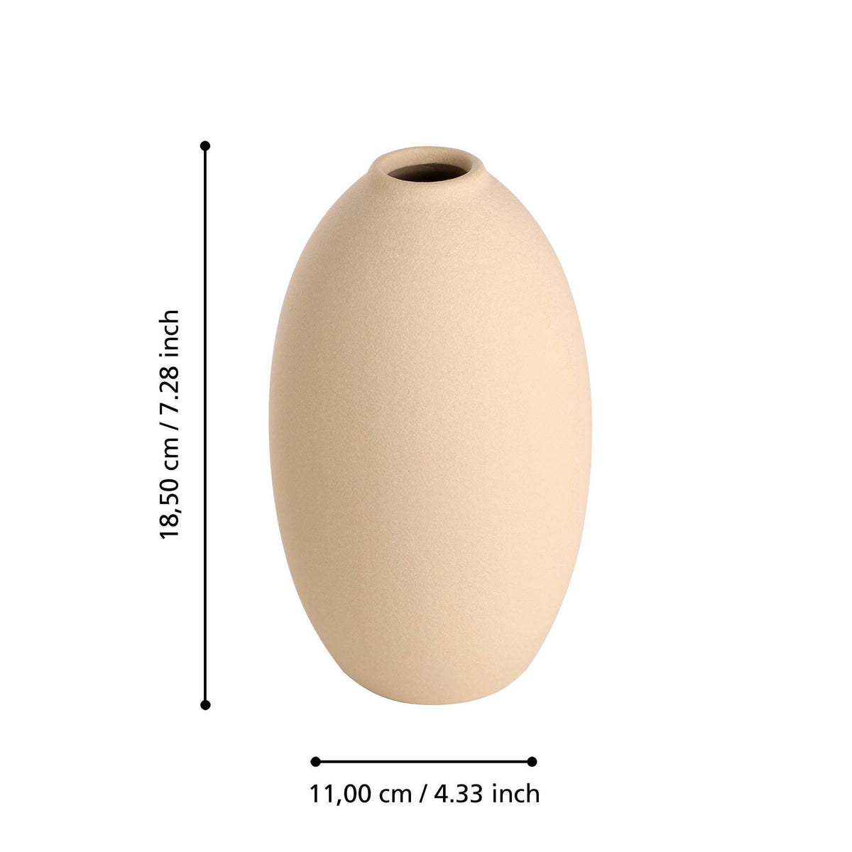 Vaas Anjabe Beige 11x18,5cm