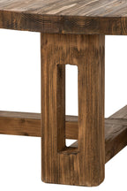 J-Line Ronde salontafel - gerecycled hout - bruin