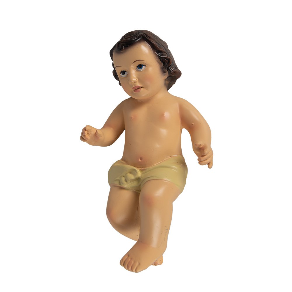 Decoratie Beeld Jezus 11x8x20 cm Beige Kunststof