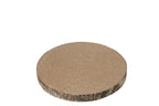 J-Line Decoratief dienblad met glitters - boomschors - bruin - small
