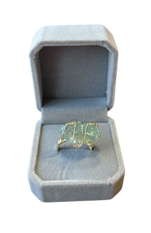 Dames ring met Fluoriet