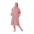 Textino Rosetta - Hoodie 70x110 cm - Hoodiedeken - Volwassenen - Rose Tan - Roze
