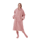 Textino Rosetta - Hoodie 70x110 cm - Hoodiedeken - Volwassenen - Rose Tan - Roze