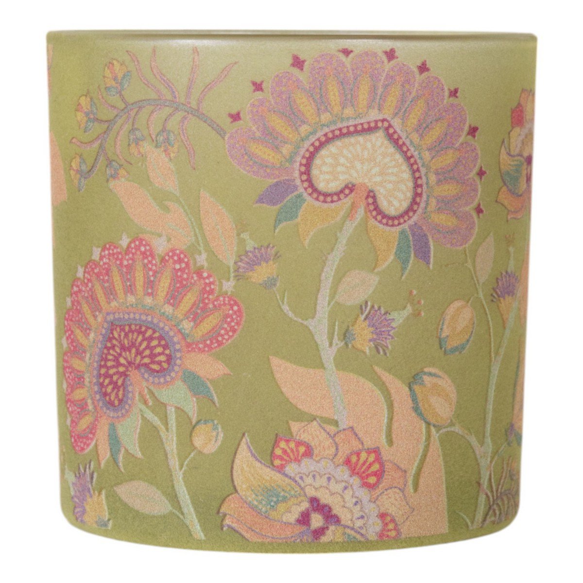 Theelichthouder neon bloemen medium 10cm