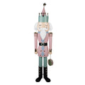 Kerstdecoratie Beeld Notenkraker 41x34x174 cm Roze Metaal
