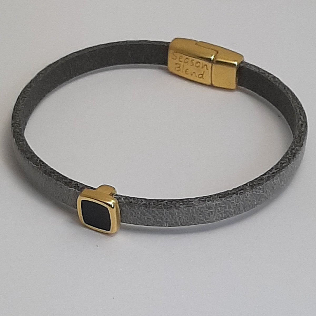 Semplice emaille vierkante slider 24K verguld