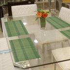 Placemats – Omkeerbare bamboe eetmatten – Set van 6, 45x30 cm