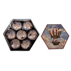 Kerstbal Set van 14 8x8x8 cm Beige Kunststof