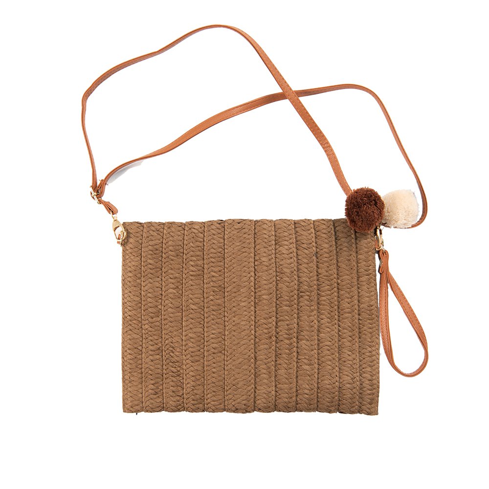 Handtas Dames Bruin, Polyester 27x3x20 cm