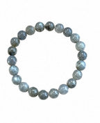 Dames armband Labradoriet 8 mm