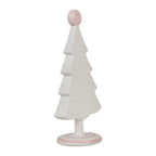 Kerstdecoratie Kerstboom 25 cm Roze Polyresin