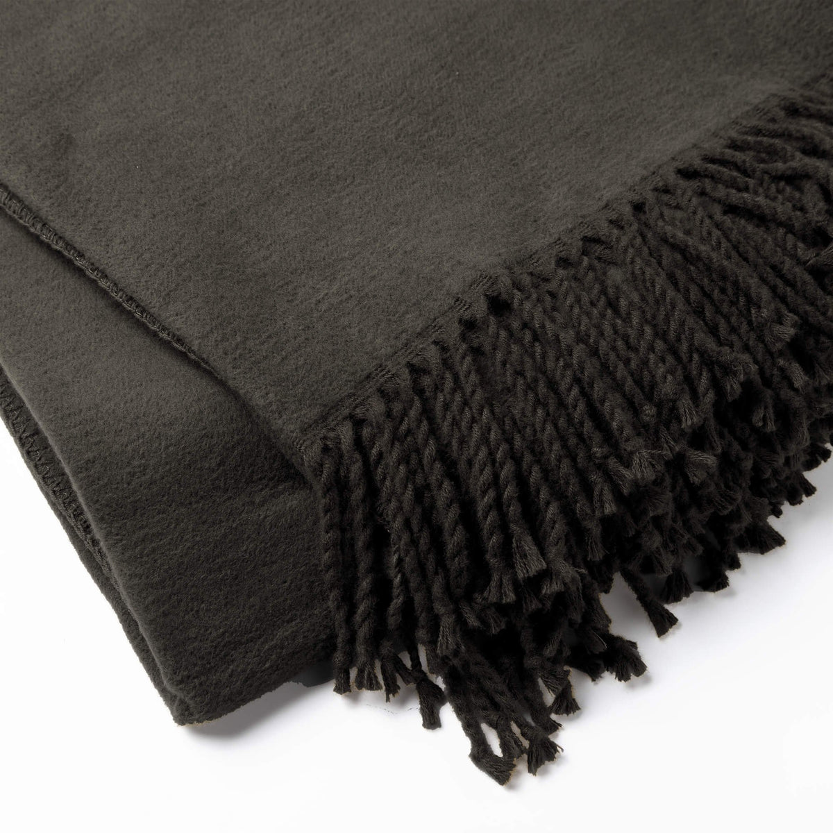 Annabella | Plaid | 150x200 cm Raven | Zwart | Uni | Hoii | 60% katoen 40% acryl