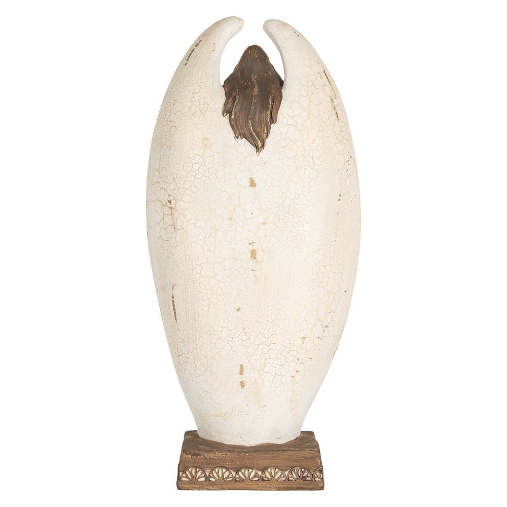 Kerstdecoratie Engel 19x10x40 cm Beige Kunststof