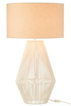 J-Line lamp Striing - metaal/papier - wit