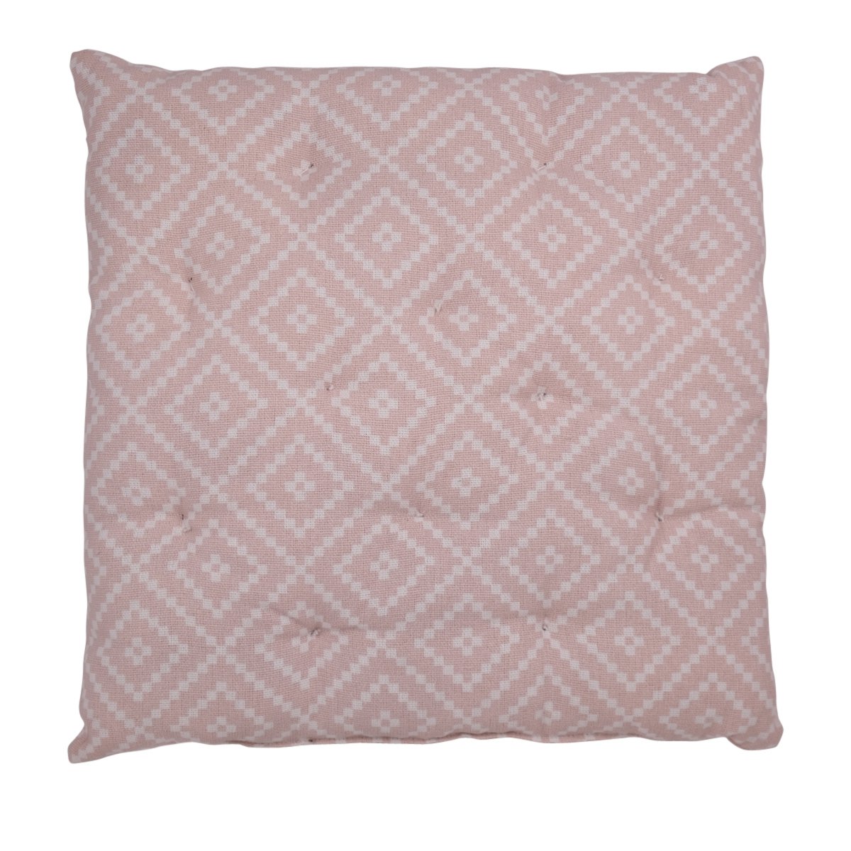 Dotted Ethnic stoelkussen roze 40x40cm+5cm