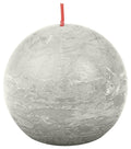Shine rustiek bolkaars Ø76 Sandy Grey