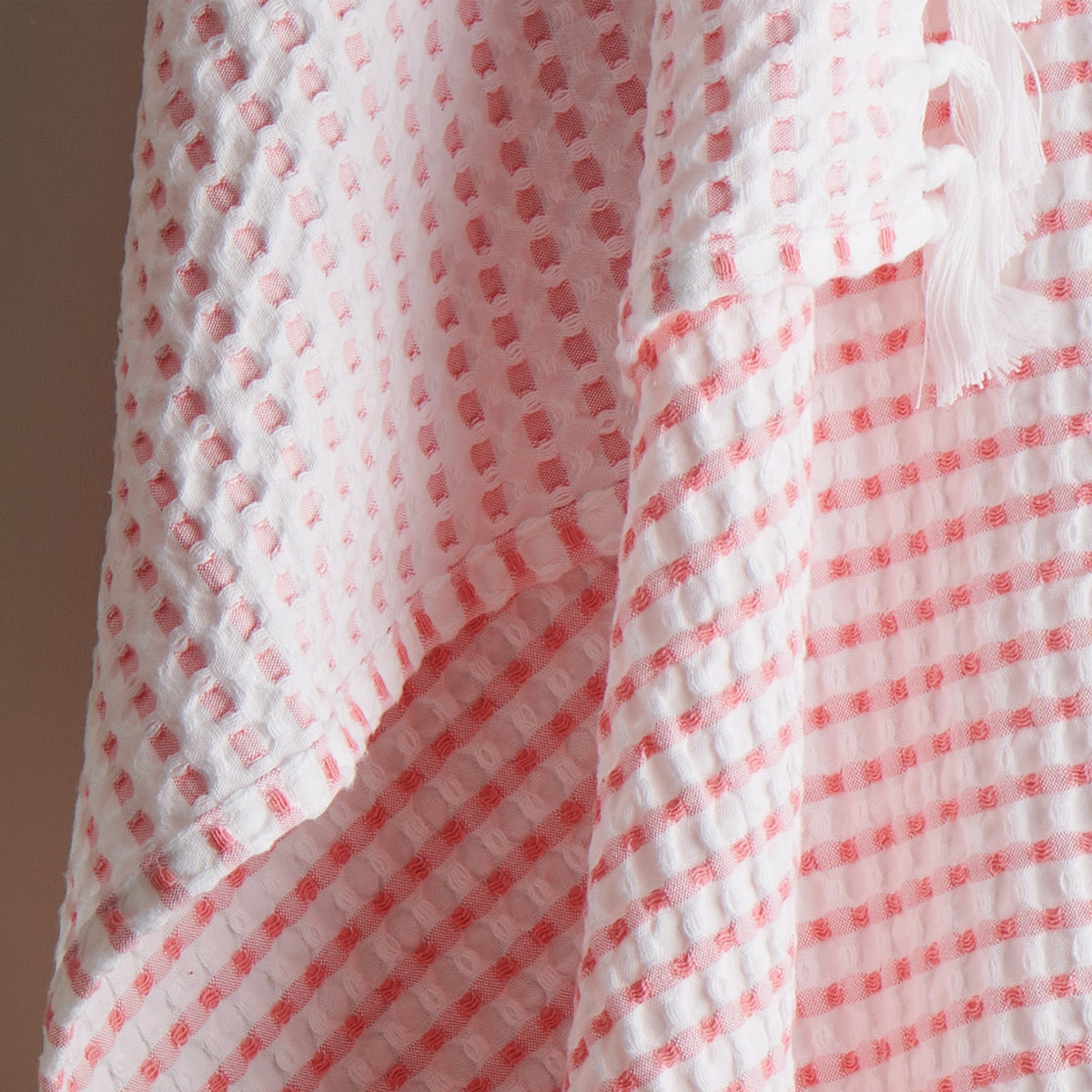 Katoenen wafelhanddoek voor de hand - sneldrogend, absorberend