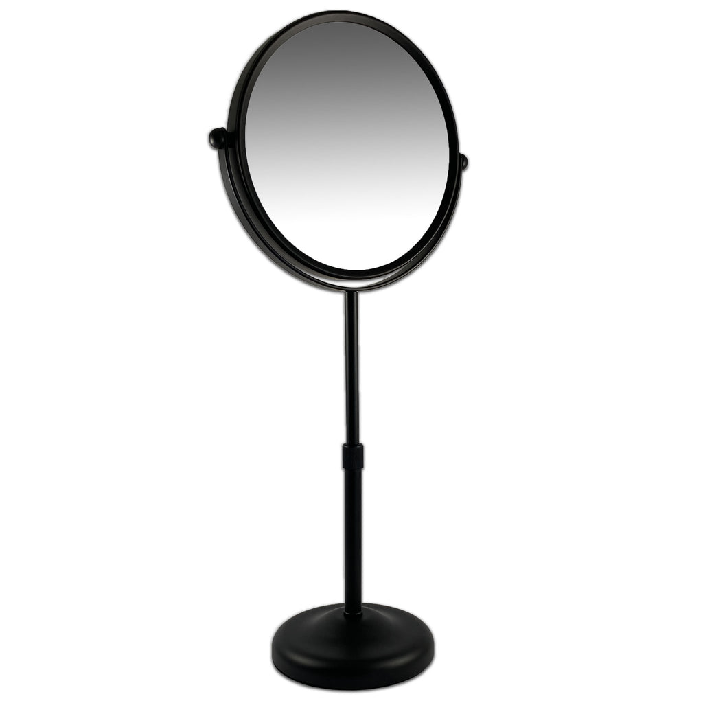 Make-up spiegel zwart verstelbaar Ø20cm/5x vergroting