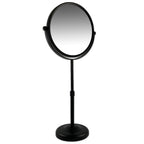 Make-up spiegel zwart verstelbaar Ø20cm/5x vergroting