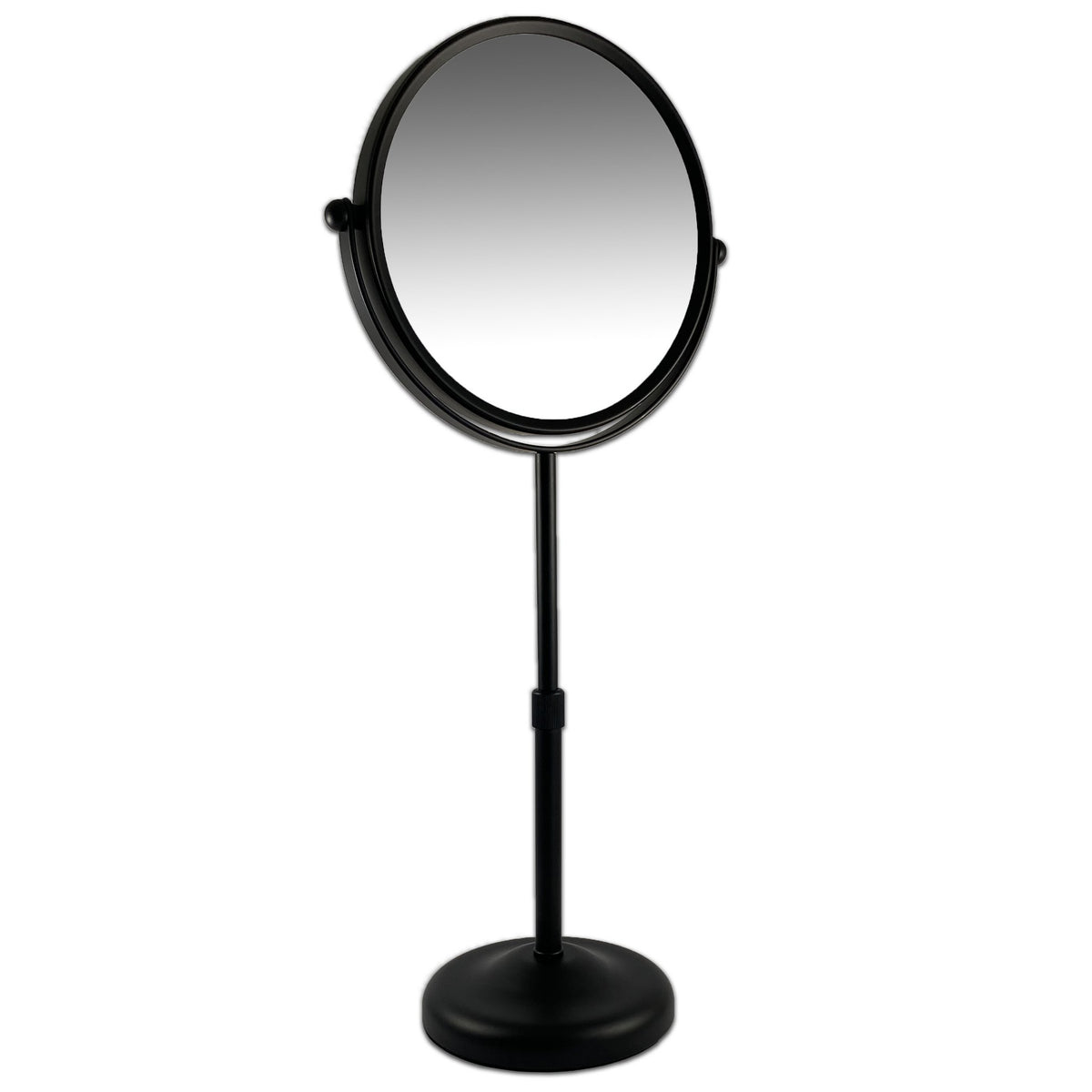 Make-up spiegel zwart verstelbaar Ø20cm/5x vergroting