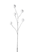 J-Line Tak Pompom Kunststof Wit Large