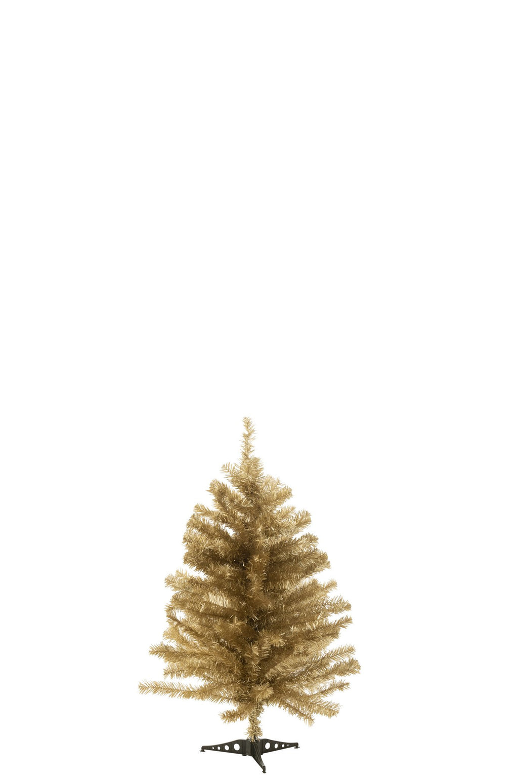 J-Line kerstboom - kunststof - goud - S
