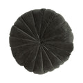 Flower kussen groen dia40x12cm