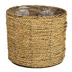 Bloempot Ø 26x21 cm Bruin Zeegras Bloempot Binnen