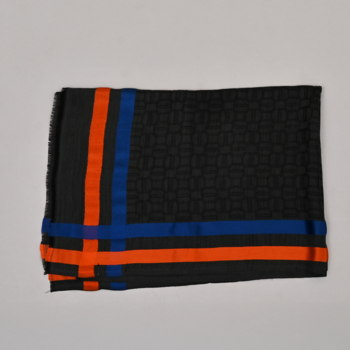 Sjaal | Wol Zijde Unisex | Kastanjebruin Oranje