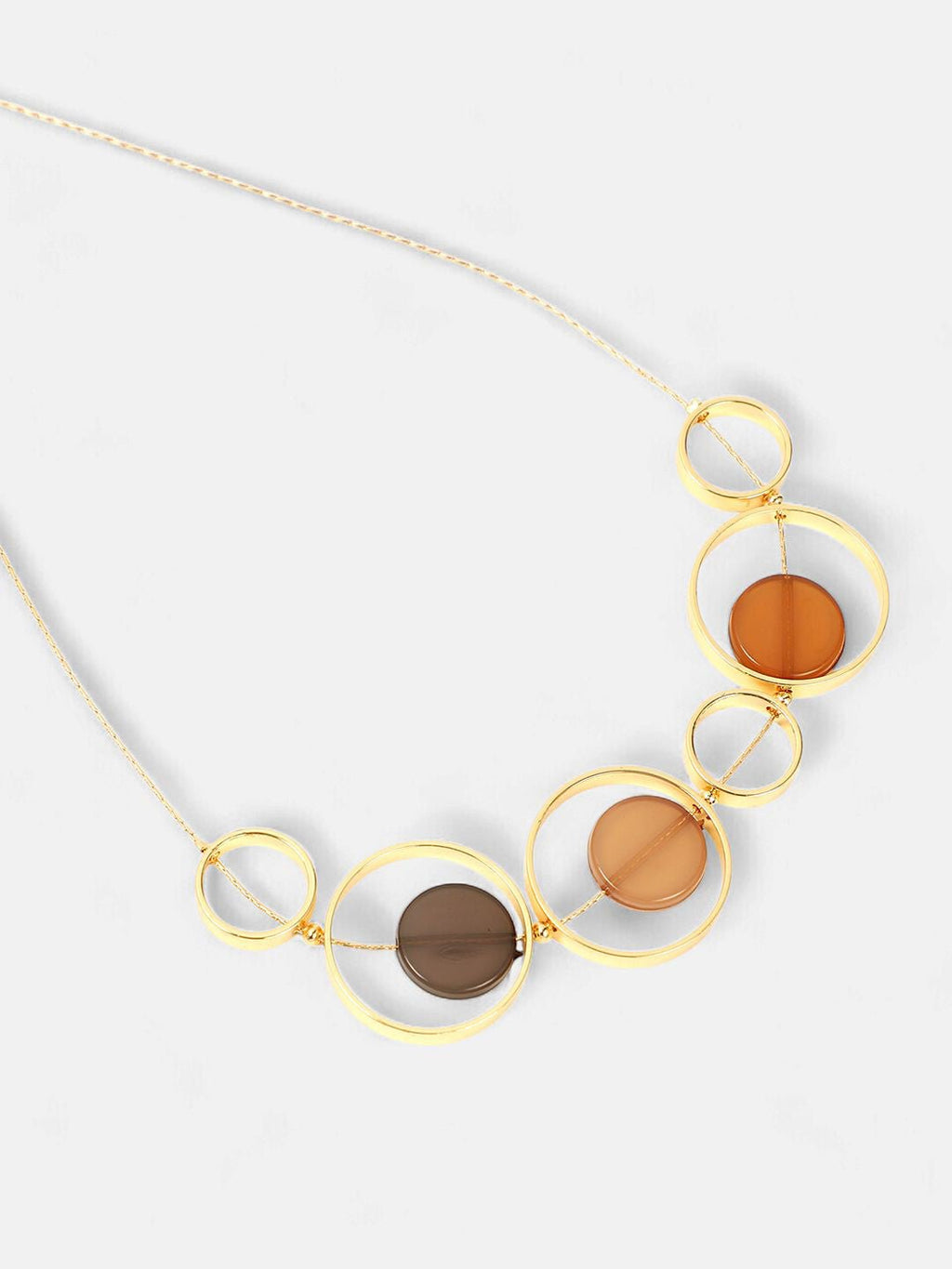 The Orb Collar – Ketting – Vergulde legering – 42 cm lengte