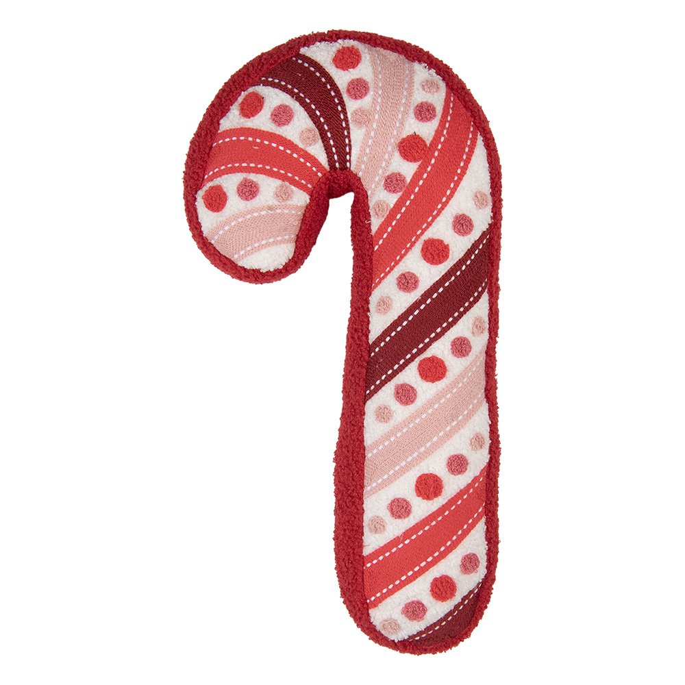 Sierkussen Zuurstok 15x40x4 cm Rood Polyester