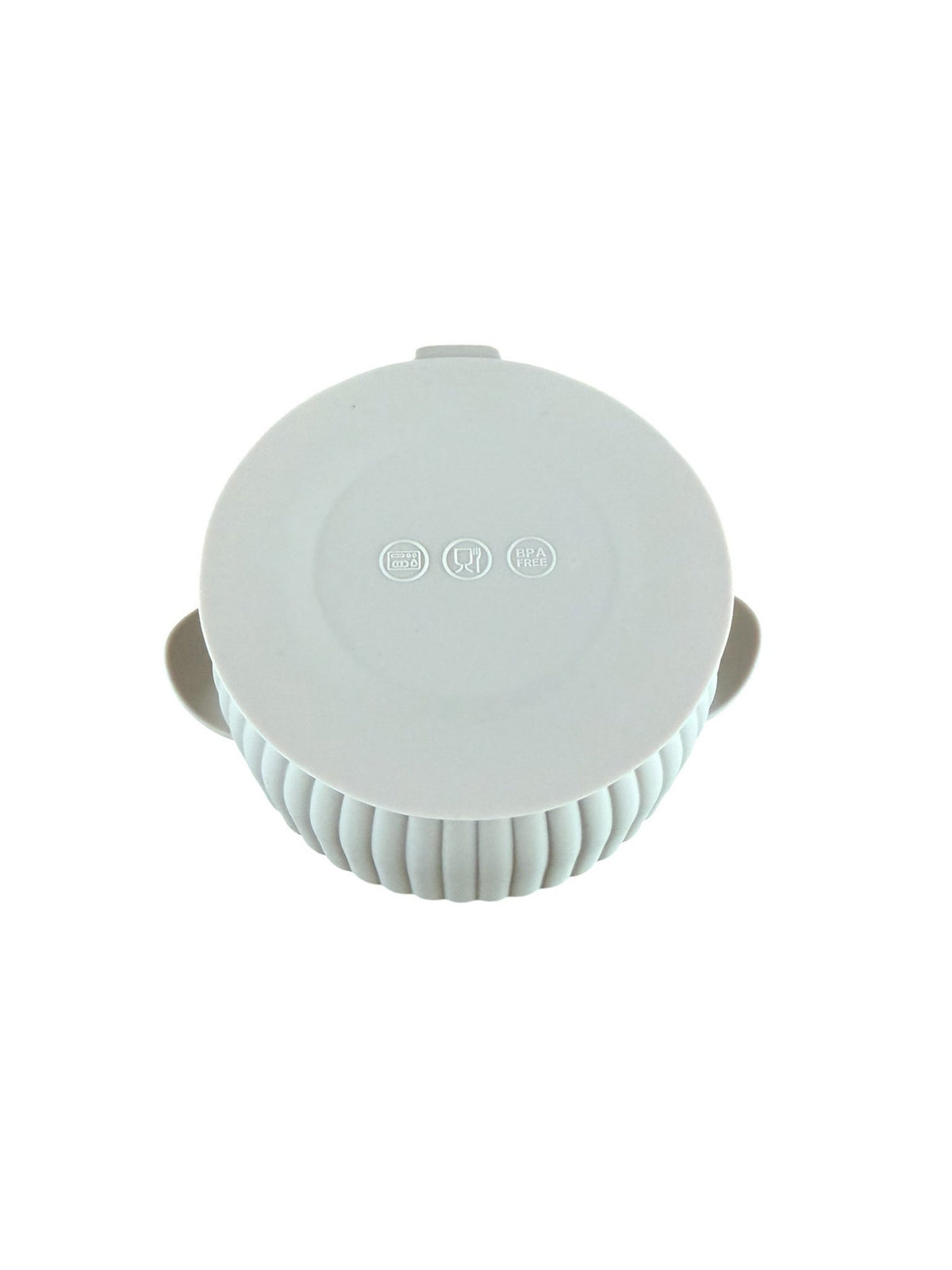 Siliconen schaaltje met RVS inzet – Beige