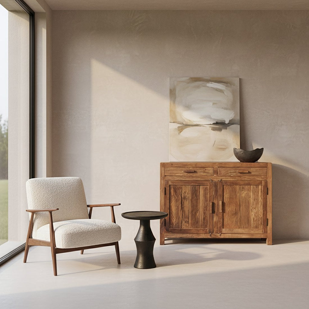 Boerenhouten dressoir - 120x38x90 cm
