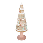 Gingerbread house Ø 14x40 cm Bruin Kunststof