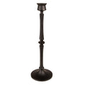 Kandelaar 33 cm Zwart aluminium Kaarsenstandaard