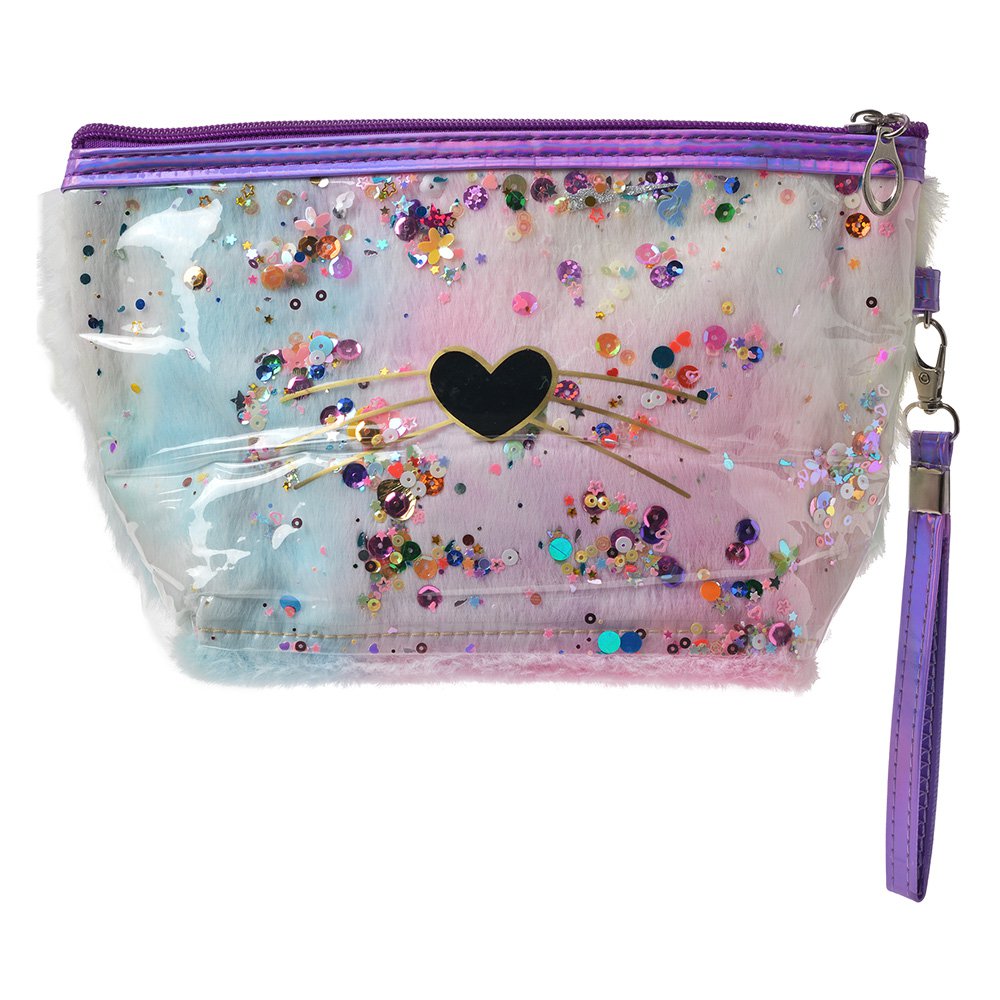 Toilettas Dames Hart 23x13 cm Paars Polyurethaan